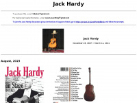 jackhardy.com Webseite Vorschau