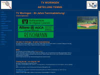 tennis-woringen.de Webseite Vorschau
