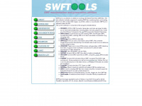 swftools.org Webseite Vorschau
