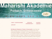 maharishi-akademie.org Webseite Vorschau