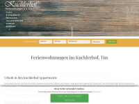 kuchlerhof.at Webseite Vorschau