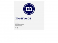m-serve.de Webseite Vorschau