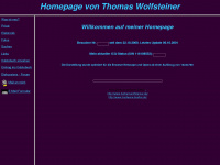 thomas-wolfsteiner.de Webseite Vorschau