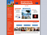 italienische-sprachschule.de Webseite Vorschau