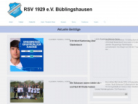 rsv-bueblingshausen.de Webseite Vorschau