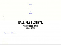 baleinev.ch Webseite Vorschau