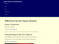 squarebreakers.de Webseite Vorschau