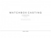 matchbox-studio.de Webseite Vorschau