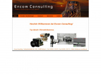 encom-consulting.de Webseite Vorschau
