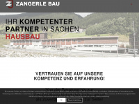 zangerlebau.at Webseite Vorschau