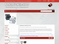 bondrucker-shop.de Webseite Vorschau