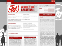 wtvbasketball.de Webseite Vorschau