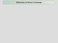shivi.de Webseite Vorschau