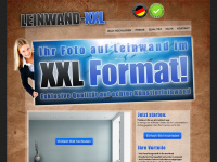 leinwand-xxl.de Webseite Vorschau