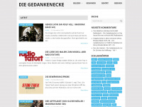 gedankenecke.com Webseite Vorschau