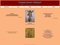 krippe-alpbach.at Webseite Vorschau