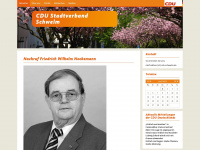 cdu-schwelm.de Webseite Vorschau