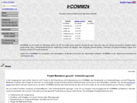ircomm2k.de Webseite Vorschau