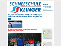 schneeschule.at Webseite Vorschau