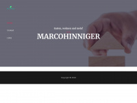 marcohinniger.de Webseite Vorschau