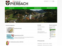 pierbach.at Webseite Vorschau