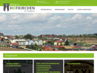 hofkirchen.info Webseite Vorschau