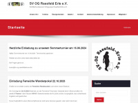 sv-og-raesfeld-erle-ev.de Webseite Vorschau
