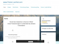 ferien-lechtal.com Webseite Vorschau