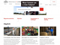 provincie-utrecht.nl Webseite Vorschau