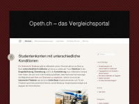 opeth.ch Webseite Vorschau