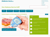 diabetes-facts.de Webseite Vorschau