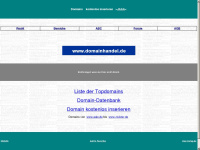 domainhandel.de Webseite Vorschau