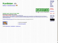 kurdistan.de Webseite Vorschau
