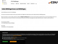 cdu-waiblingen.de Webseite Vorschau