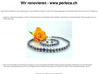 perleca.ch Webseite Vorschau