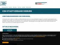 cdu-dieburg.de Webseite Vorschau