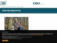 cdu-fischbachtal.de Webseite Vorschau