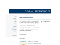florian-langenscheidt.de Webseite Vorschau