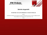 fm-trikots.de Webseite Vorschau