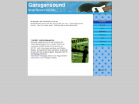 garagensound.de Webseite Vorschau