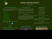 hardyorchidsociety.org.uk Webseite Vorschau