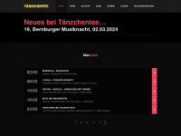 taenzchentee.de Webseite Vorschau