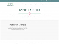 barbarabottafiori.com Webseite Vorschau