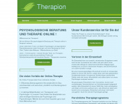 therapion.com Webseite Vorschau
