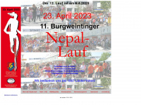nepal-lauf.de Webseite Vorschau