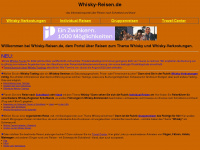 whisky-reisen.de Webseite Vorschau