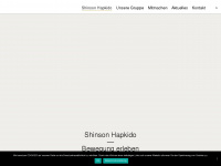 shinsonhapkido.at Webseite Vorschau