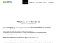 coolcontrol.at Webseite Vorschau