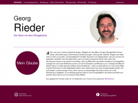 georgrieder.com Webseite Vorschau