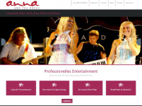 anna-band.de Webseite Vorschau